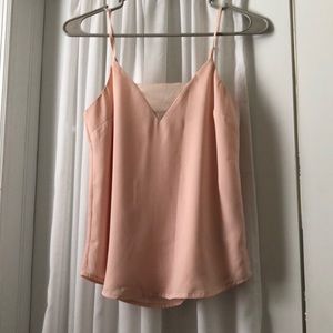 Dusty pink tank top blouse